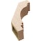 Ekena Millwork 5-inch W x 14-inch D x 18-inch H Pescadero Rough Cedar Woodgrain TimberThane Knee Brace, Primed BRCUR05X14X18PECRCPR - alternate 4